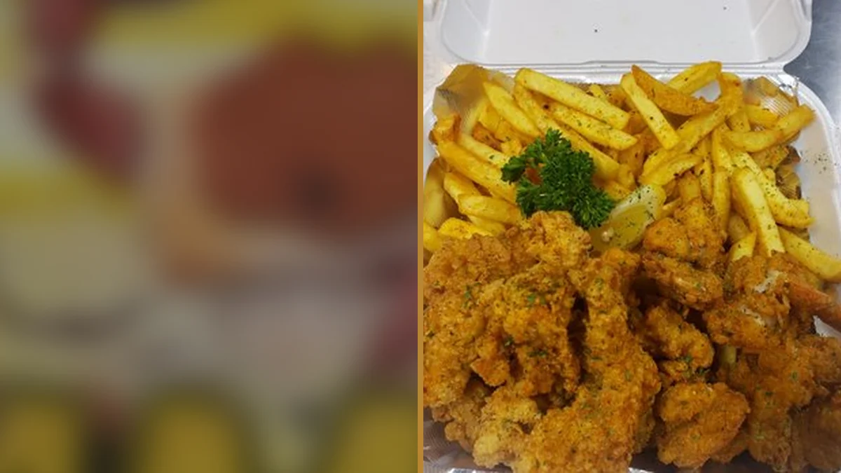 Counter-serve seafood spot in a strip mall